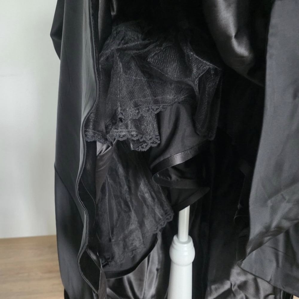White House Black Market High Low Black Dress - Picture 5 of 10